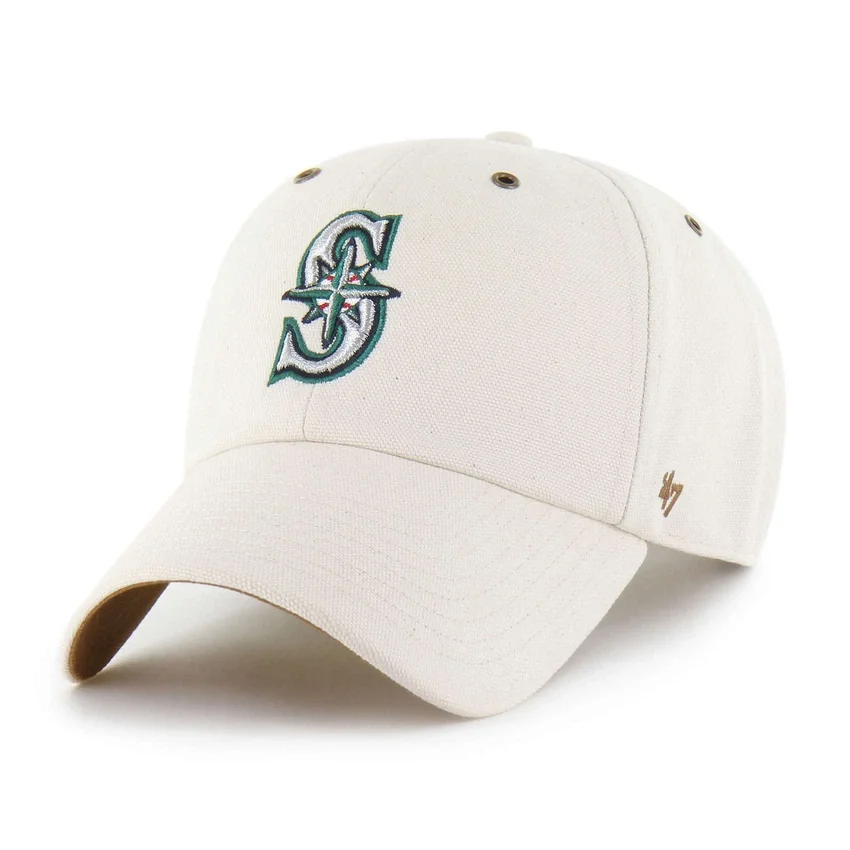 Camiseta «Gorras Clean Up» sin teñir de los Seattle Mariners de 1947
