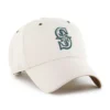 Camiseta «Gorras Clean Up» sin teñir de los Seattle Mariners de 1947