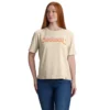 Camiseta gráfica de jerséis de cuello redondo ligera de Tencel para mujer
