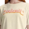 Camiseta gráfica de jerséis de cuello redondo ligera de Tencel para mujer
