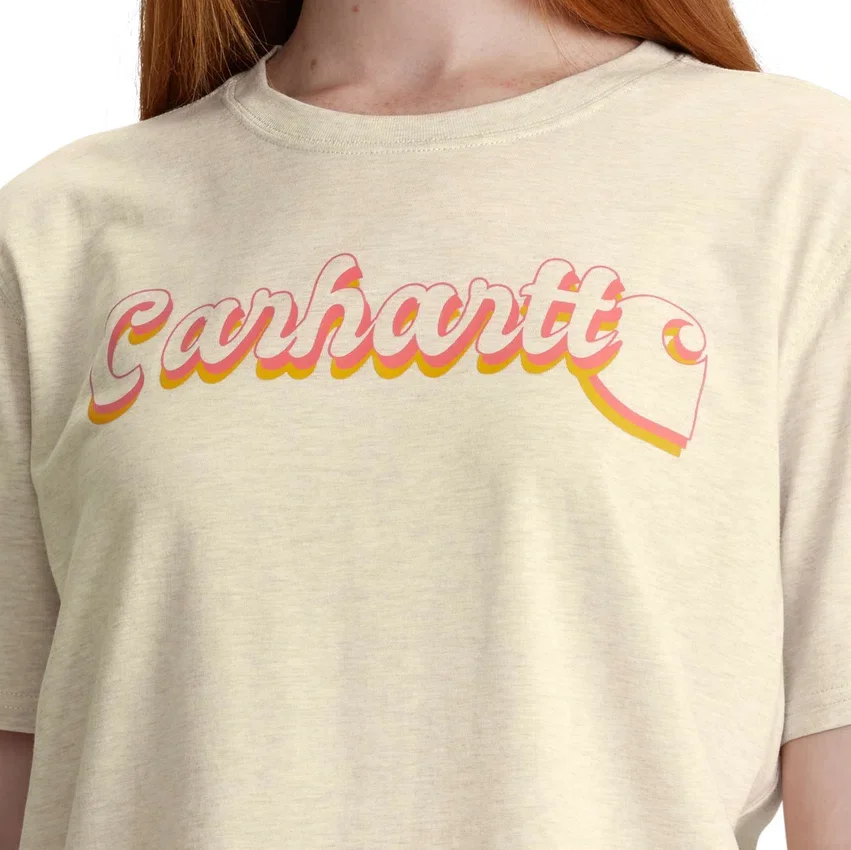 Camiseta gráfica de jerséis de cuello redondo ligera de Tencel para mujer