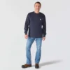 Camiseta gráfica de manguitos largos Force Irvine FR para hombre con diseño de plataforma petrolífera - Camisas ignífugas