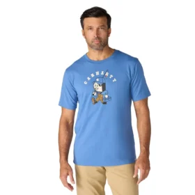 Camiseta gráfica de pesca de corte holgado Irvine para hombre