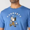 Camiseta gráfica de pesca de corte holgado Irvine para hombre