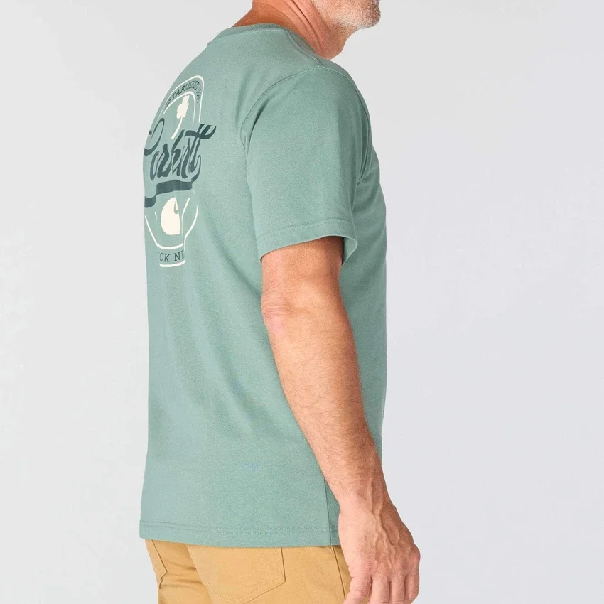 Camiseta gráfica «Luck» de corte holgado para hombre de Dearborn - Camisa del Día de San Patricio