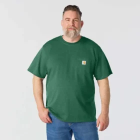 Camiseta icónica K87 de corte holgado y tejido grueso con bolsillo para hombre