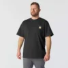 Camiseta icónica K87 de corte holgado y tejido grueso con bolsillo para hombre