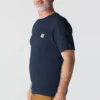 Camiseta icónica K87 de corte holgado y tejido grueso con bolsillo para hombre