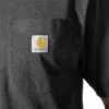 Camiseta icónica K87 de corte holgado y tejido grueso con bolsillo para hombre