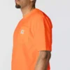 Camiseta icónica K87 de corte holgado y tejido grueso con bolsillo para hombre