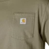 Camiseta icónica K87 de corte holgado y tejido grueso con bolsillo para hombre
