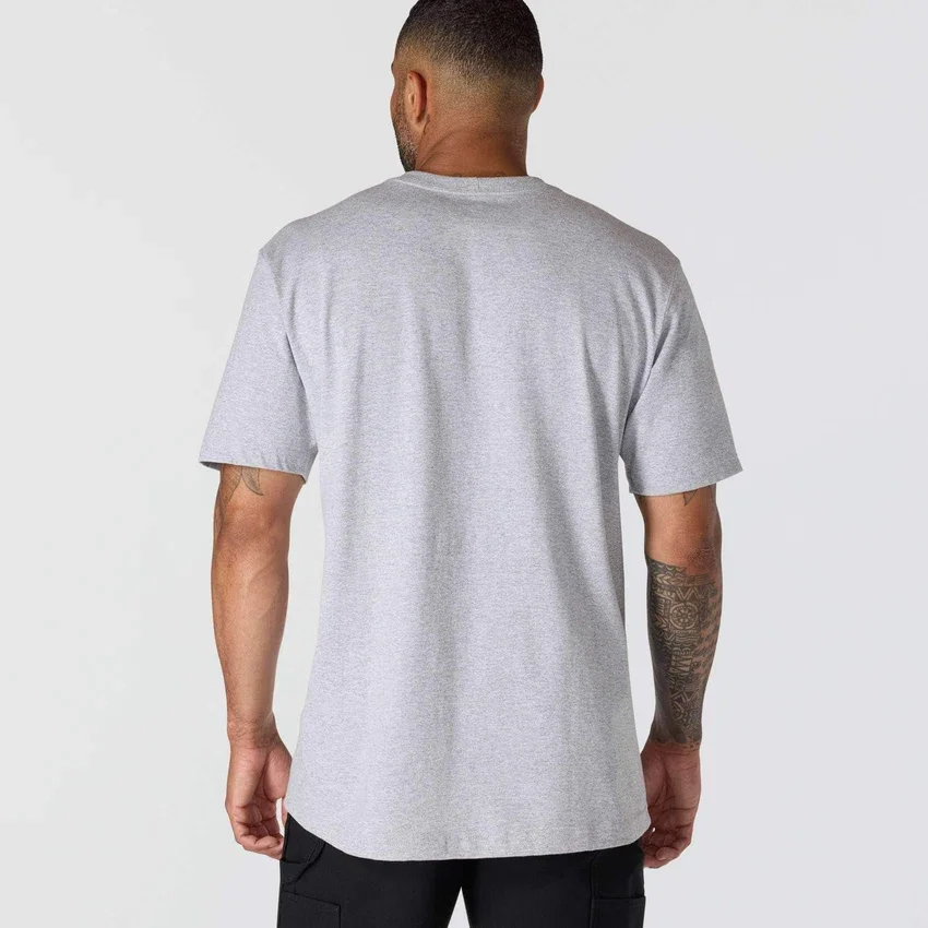 Camiseta icónica K87 de corte holgado y tejido grueso con bolsillo para hombre