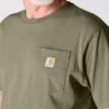 Camiseta icónica K87 de corte holgado y tejido grueso con bolsillo para hombre