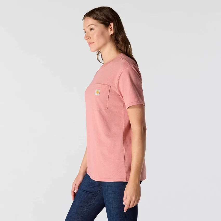 Camiseta icónica K87 de corte holgado y tejido grueso con bolsillos para mujer