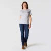 Camiseta icónica K87 de corte holgado y tejido grueso con bolsillos para mujer