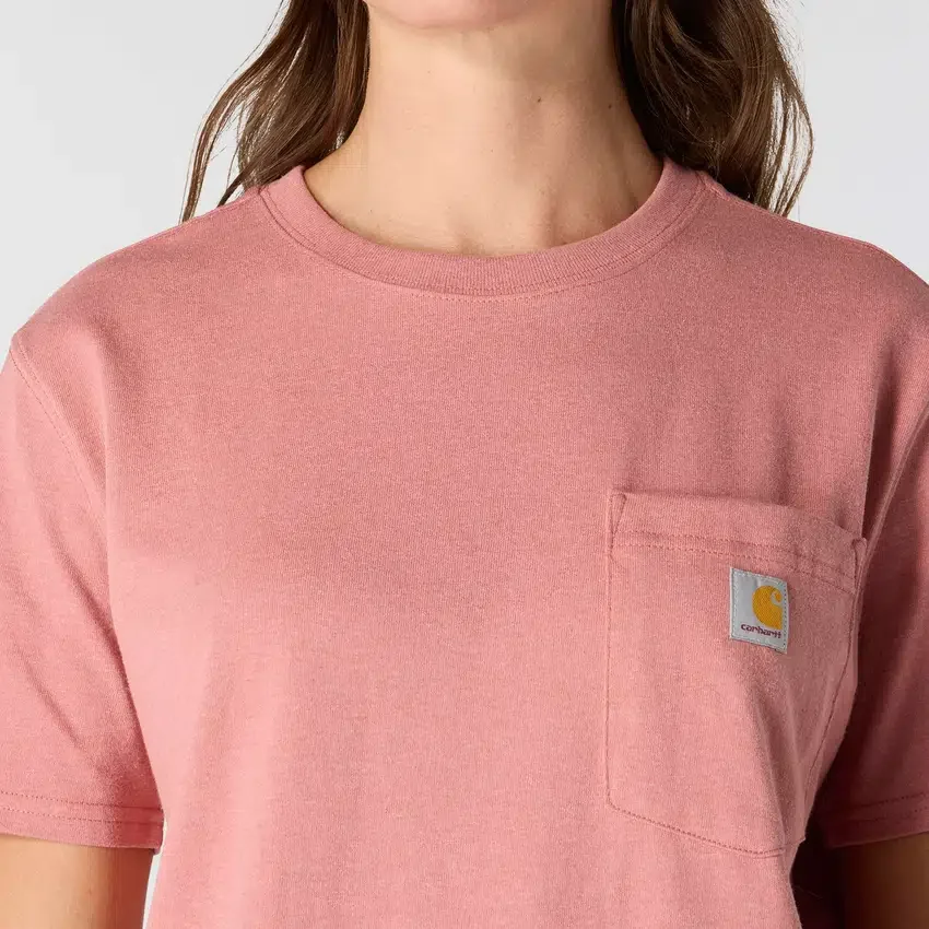 Camiseta icónica K87 de corte holgado y tejido grueso con bolsillos para mujer