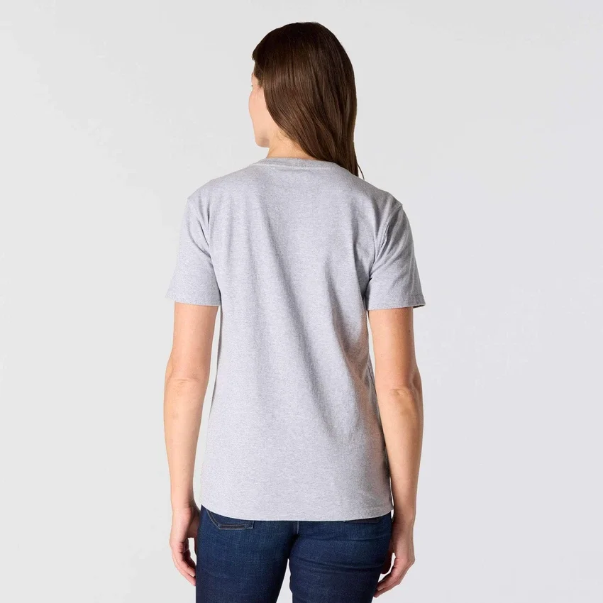 Camiseta icónica K87 de corte holgado y tejido grueso con bolsillos para mujer