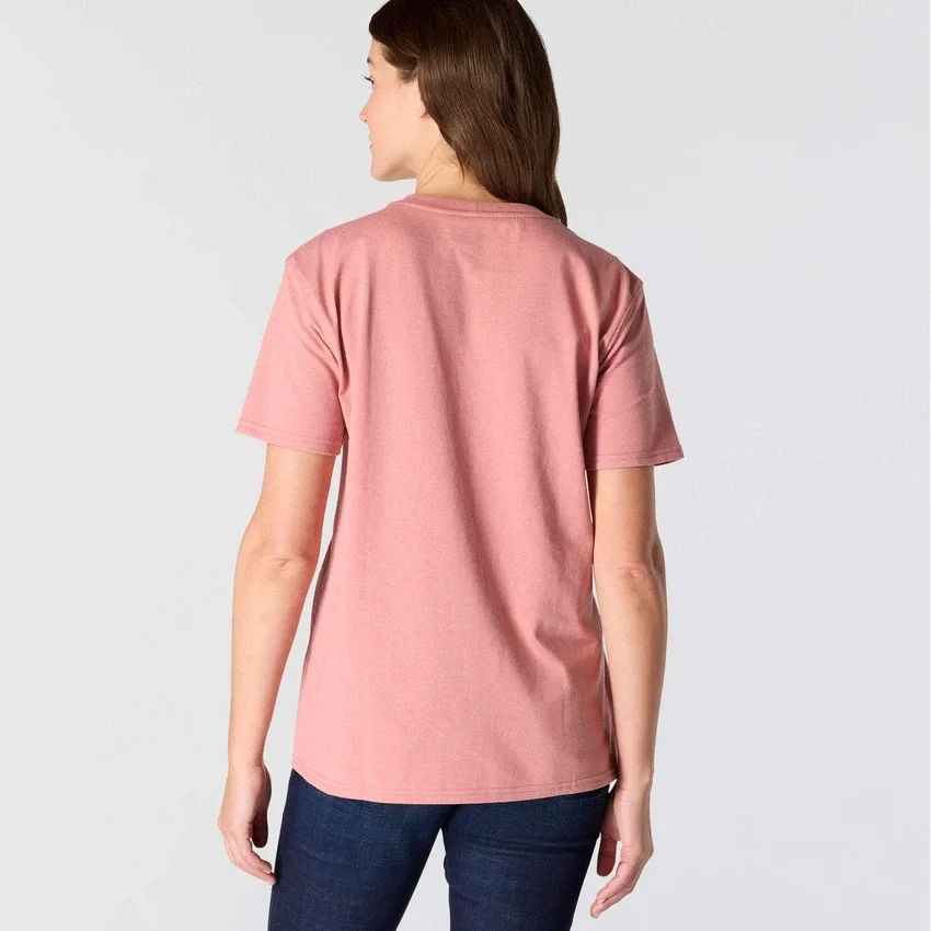 Camiseta icónica K87 de corte holgado y tejido grueso con bolsillos para mujer
