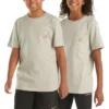 Camiseta infantil de manguitos cortos con bolsillo (niños pequeños/niños/jóvenes)
