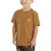 Camiseta infantil de manguitos cortos con bolsillo (niños pequeños/niños/jóvenes)