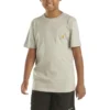 Camiseta infantil de manguitos cortos con bolsillo (niños pequeños/niños/jóvenes)