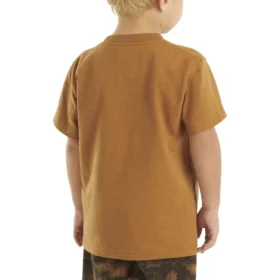 Camiseta infantil de manguitos cortos con bolsillo (niños pequeños/niños/jóvenes)