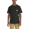 Camiseta infantil de manguitos cortos con bolsillo (niños pequeños/niños/jóvenes)
