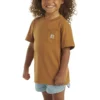 Camiseta infantil de manguitos cortos con bolsillo (niños pequeños/niños/jóvenes)