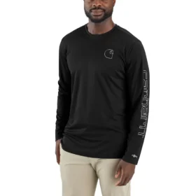 Camiseta ligera de manguitos largos para hombre Force Sun Defender con protección UPF 50+ y tecnología de absorción de la humedad - Camisas de protección solar