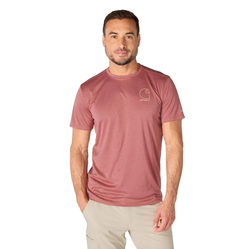 Camiseta ligera para hombre Force Sun Defender con protección UPF 50+ y tecnología de absorción de la humedad - Camisas de protección solar