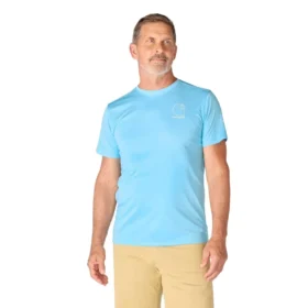 Camiseta ligera para hombre Force Sun Defender con protección UPF 50+ y tecnología de absorción de la humedad - Camisas de protección solar