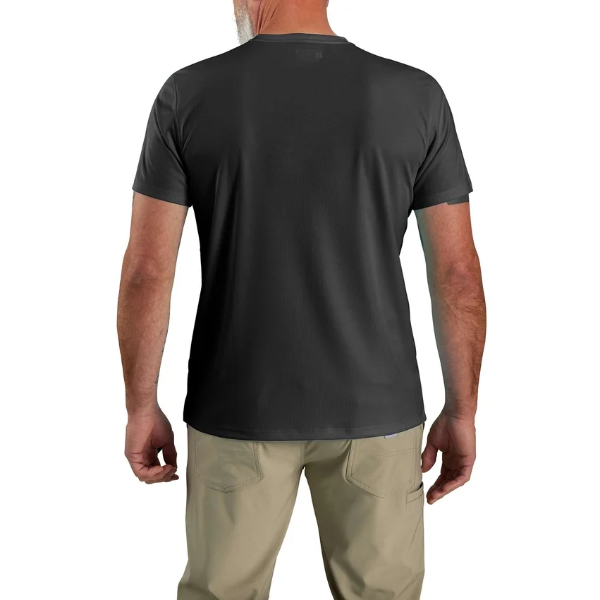 Camiseta ligera para hombre Force Sun Defender con protección UPF 50+ y tecnología de absorción de la humedad - Camisas de protección solar