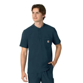Camiseta panadera Henley para hombre Force Cross-Flex
