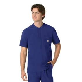 Camiseta panadera Henley para hombre Force Cross-Flex