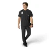 Camiseta panadera Henley para hombre Force Cross-Flex