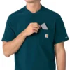 Camiseta panadera Henley para hombre Force Cross-Flex