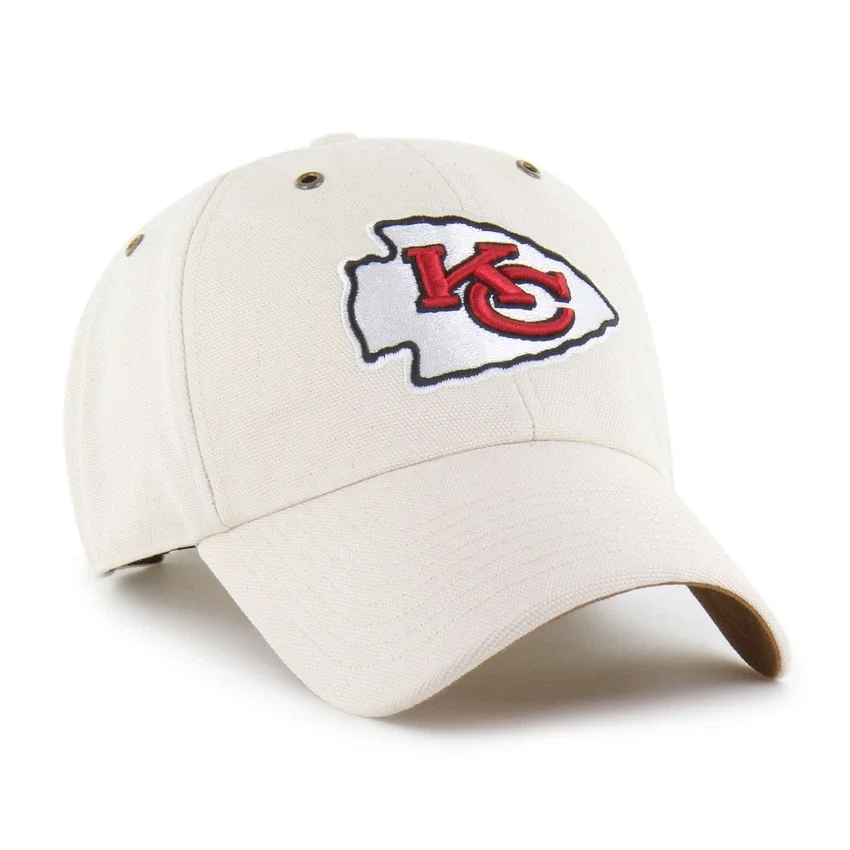 Camiseta sin teñir de los Kansas City Chiefs '47 Gorras Clean Up