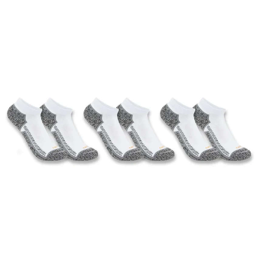 Carhartt Force® Calcetines de corte bajo y peso medio, paquete de 3