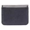 Cartera con bolsillo delantero de piel patinada