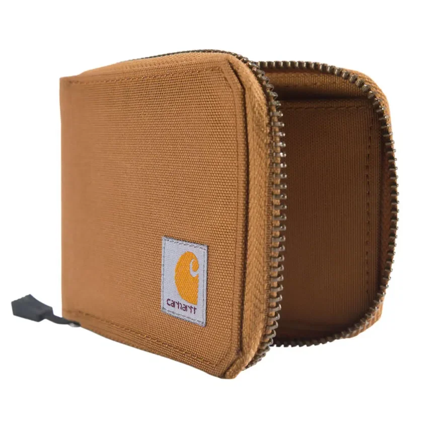 Cartera de nailon tipo «duck» con cremallera