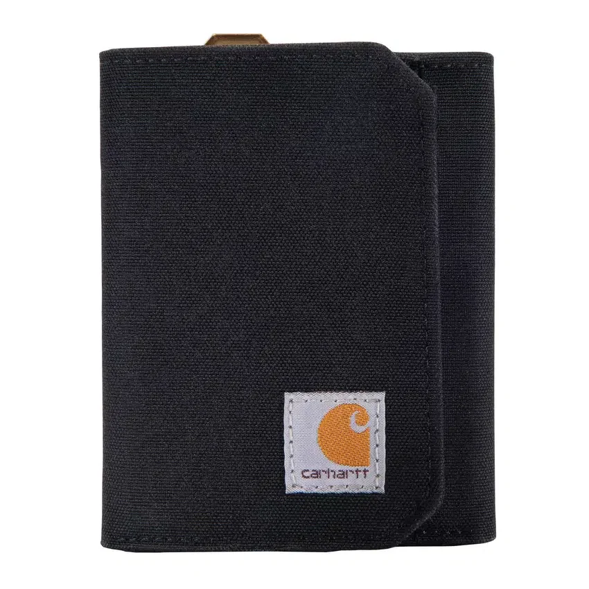 Cartera plegable en tres partes de nailon tipo «duck»