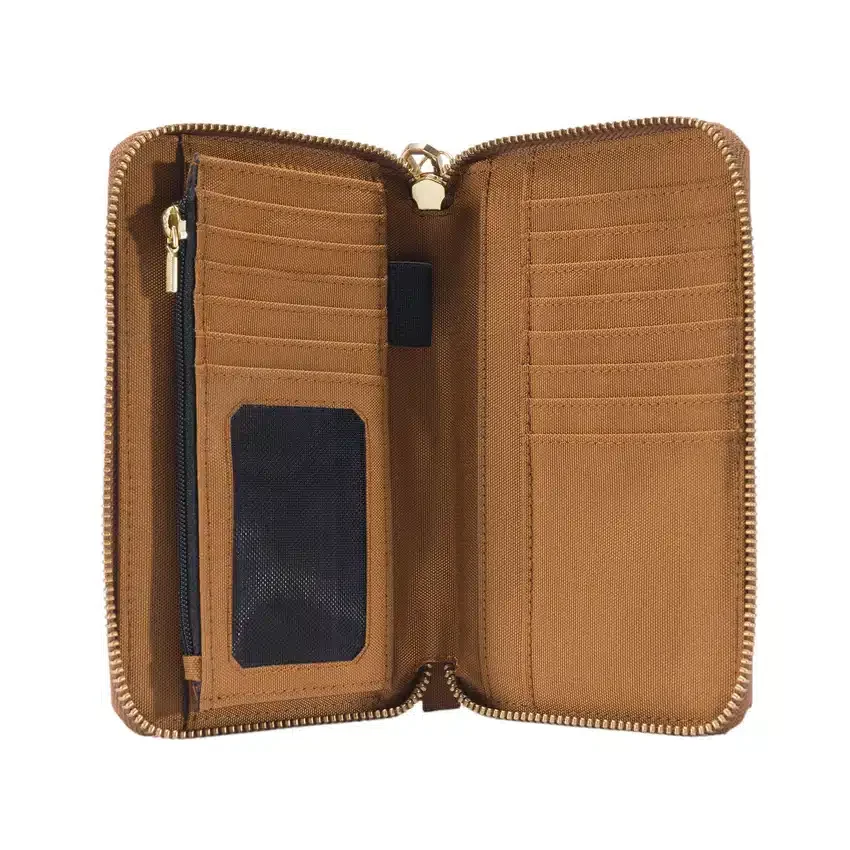 Cartera tipo clutch plana de nailon tipo «duck»