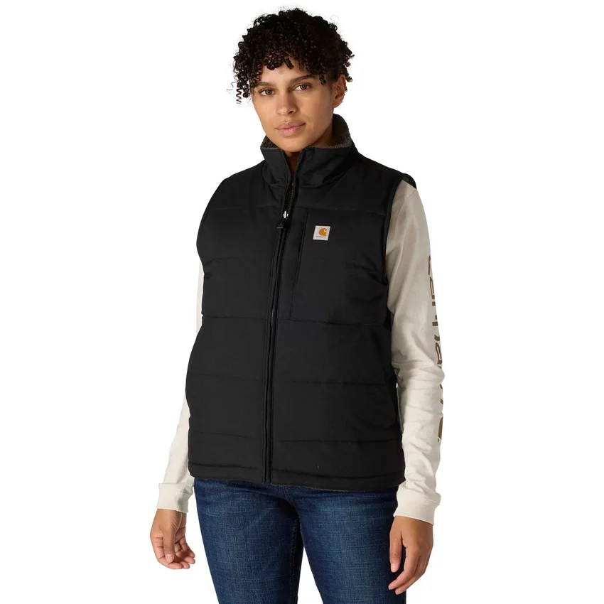 Chaleco acolchado reversible, aislante e impermeable para mujer «Montana» - Chaleco Rain Defender