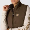 Chaleco acolchado reversible, aislante e impermeable para mujer «Montana» - Chaleco Rain Defender