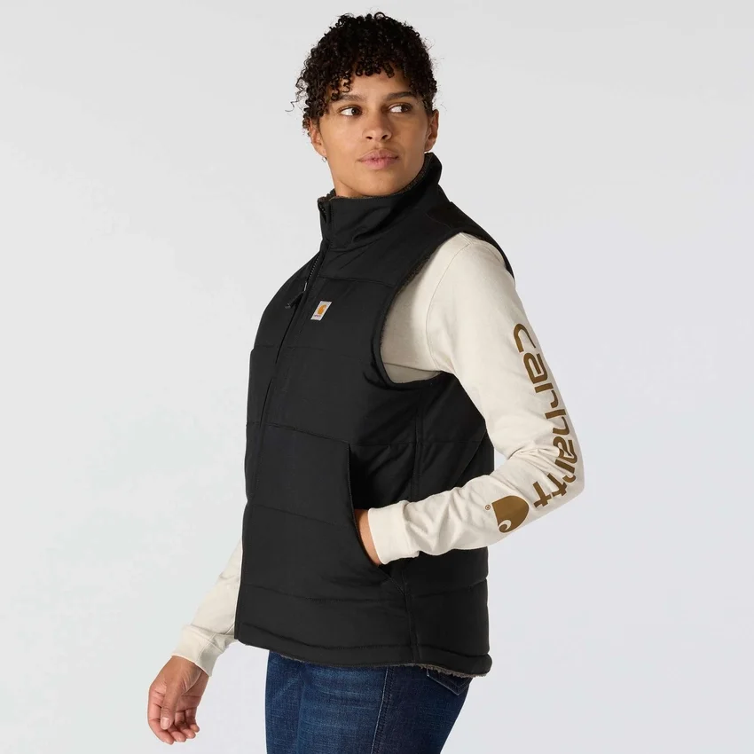 Chaleco acolchado reversible, aislante e impermeable para mujer «Montana» - Chaleco Rain Defender