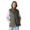 Chaleco aislante para mujer con forro de sherpa y resistente al agua - Chaleco Rain Defender