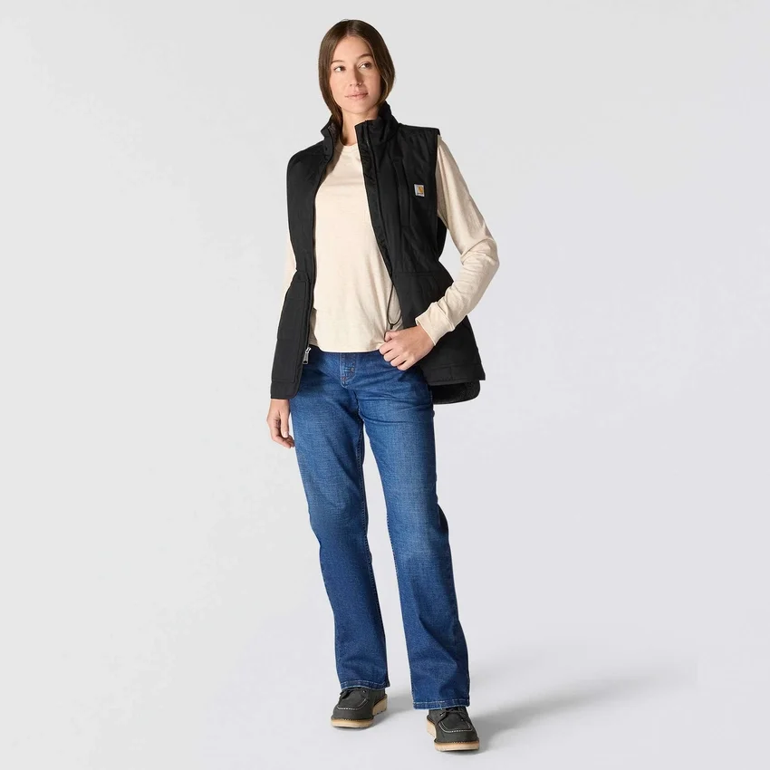 Chaleco aislante para mujer con forro de sherpa y resistente al agua - Chaleco Rain Defender