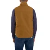 Chaleco de cuello alto para hombre Fr, de tela de pato y forro de sherpa - Chalecos ignífugos