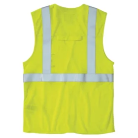 Chaleco de seguridad de malla de alta visibilidad y resistente al fuego para hombre, clase 2 – Chalecos de alta visibilidad
