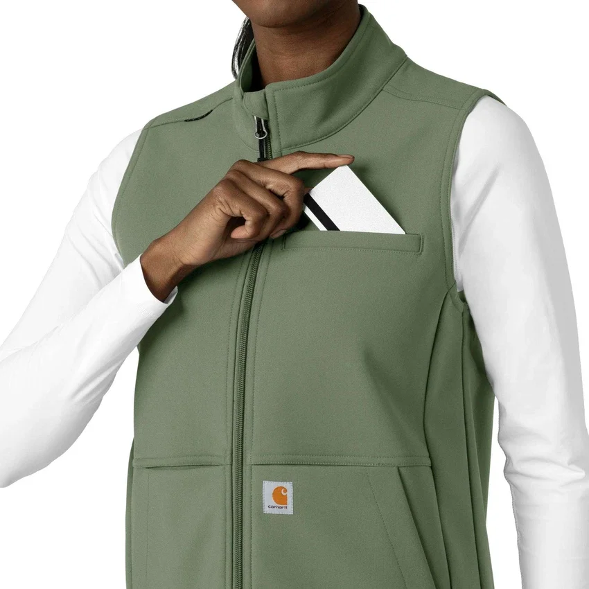 Chaleco médico de forro polar laminado Rugged Flex® para mujer